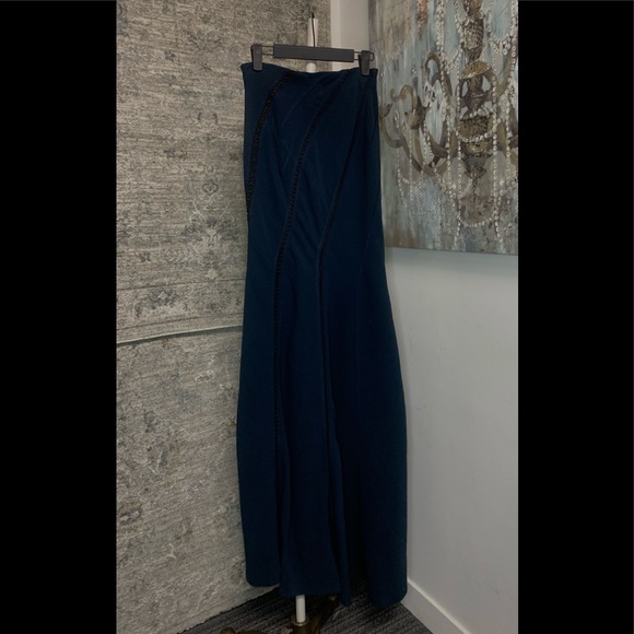 Byron Lars Drape Bias Skirt